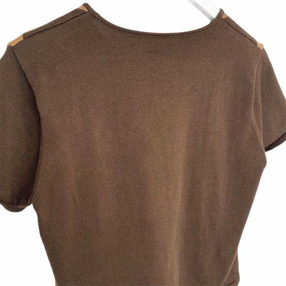 Kasper Lattice Print Top - Picture 5 of 11